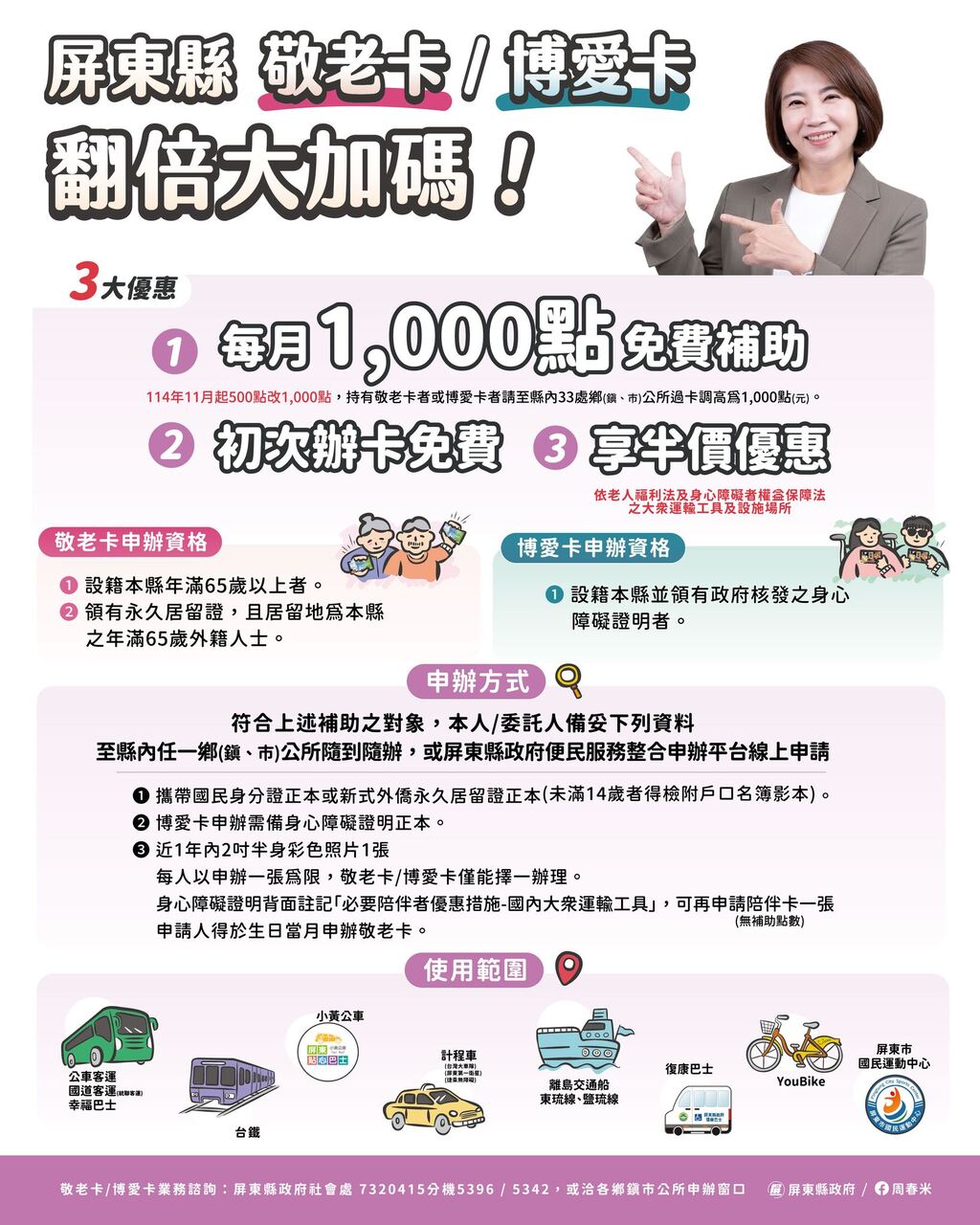 博愛卡升級1000點